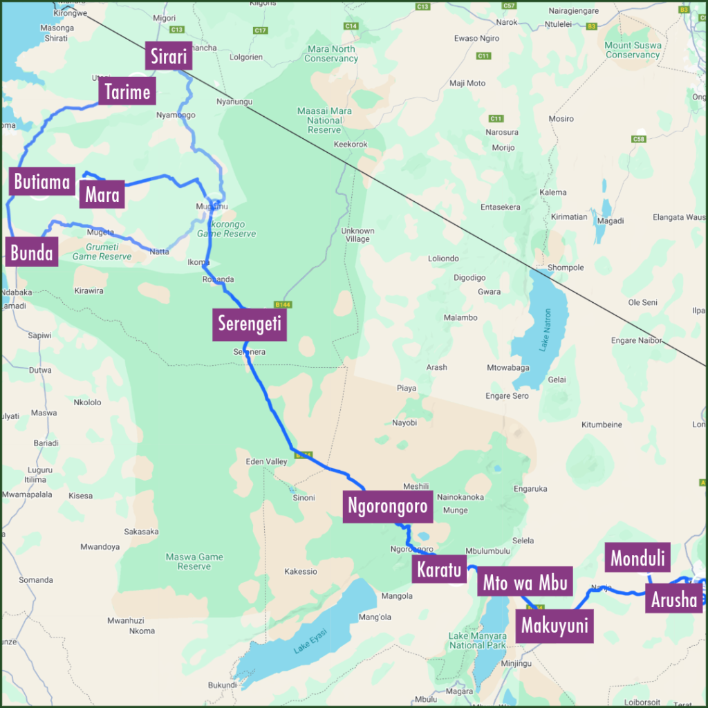 Tanzania Route 3
