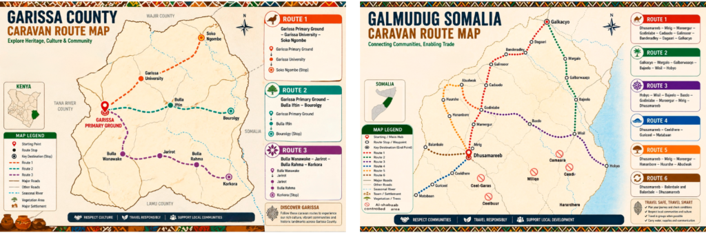 Garissa & Galmudug Maps