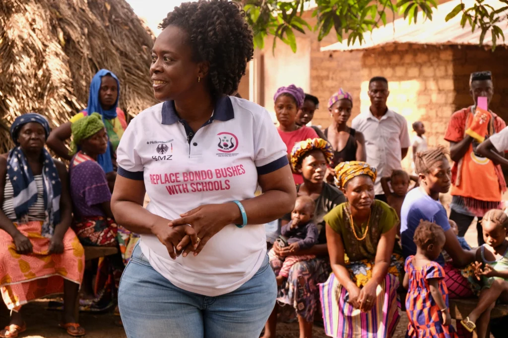 ©CNN Archives
Rugiatu Turay Campaigning in Sierra Leone