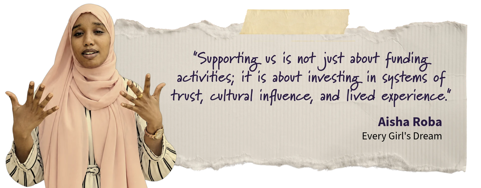 Aisha Roba quote